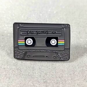 Women’s Jewelry Cute Fashion Gray Retro Cassette Tape Sad Songs Enamel Pin